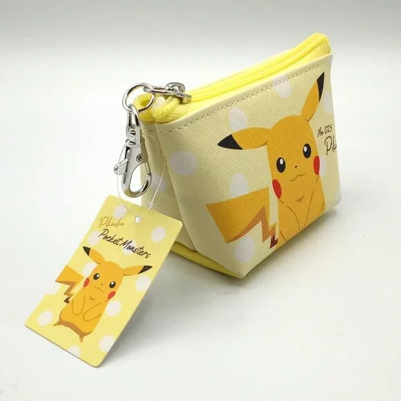 Triangle Pickachu Pokemon | Accessories | 2 Mini Pouches Of Pikachu Pokemon Triangle With ...